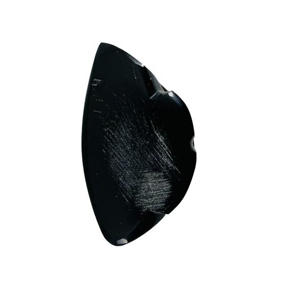 Black Onyx Obsidian Carved Statue Aztec Mayan Stone Figurines Tiki Idol - Picture 6 of 7